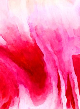 Soyut suluboya sanat eserleri. Fırça boyalı dijital resim. Renkli yaratıcı suluboya çizimi.