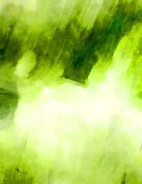 Soyut suluboya sanat eserleri. Fırça boyalı dijital resim. Renkli yaratıcı suluboya çizimi.