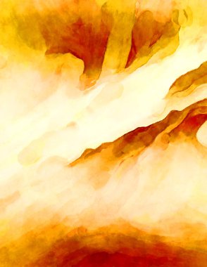 Soyut suluboya sanat eserleri. Fırça boyalı dijital resim. Renkli yaratıcı suluboya çizimi.