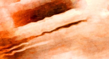 Soyut suluboya sanat eserleri. Fırça boyalı dijital resim. Renkli yaratıcı suluboya çizimi.