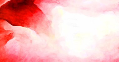 Soyut suluboya sanat eserleri. Fırça boyalı dijital resim. Renkli yaratıcı suluboya çizimi.