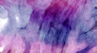 Soyut suluboya sanat eserleri. Fırça boyalı dijital resim. Renkli yaratıcı suluboya çizimi.