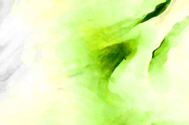 Soyut suluboya sanat eserleri. Fırça boyalı dijital resim. Renkli yaratıcı suluboya çizimi.