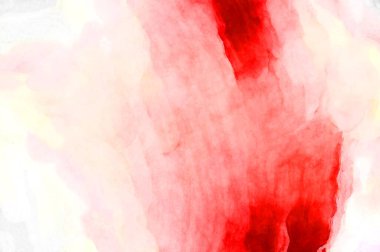 Soyut suluboya sanat eserleri. Fırça boyalı dijital resim. Renkli yaratıcı suluboya çizimi.