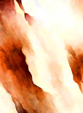 Soyut suluboya sanat eserleri. Fırça boyalı dijital resim. Renkli yaratıcı suluboya çizimi.