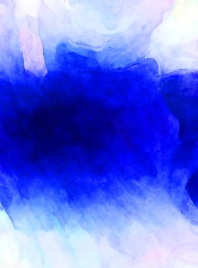 Soyut suluboya sanat eserleri. Fırça boyalı dijital resim. Renkli yaratıcı suluboya çizimi.