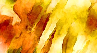 Soyut suluboya sanat eserleri. Fırça boyalı dijital resim. Renkli yaratıcı suluboya çizimi.