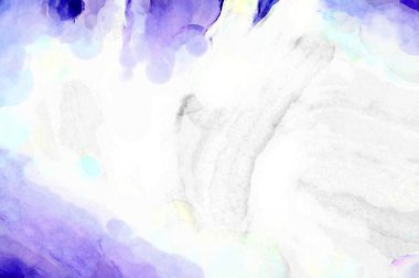 Soyut suluboya sanat eserleri. Fırça boyalı dijital resim. Renkli yaratıcı suluboya çizimi.