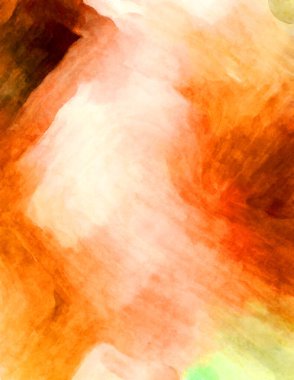 Soyut suluboya sanat eserleri. Fırça boyalı dijital resim. Renkli yaratıcı suluboya çizimi.