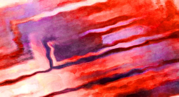 Expressive Abstract Watercolor Artwork Brush Painted Digital Art Painting Colorful — Stock Photo, Image