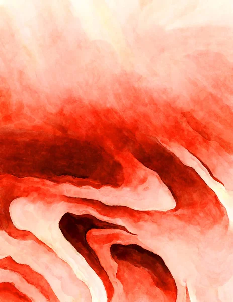 Soyut suluboya sanat eserleri. Fırça boyalı dijital resim. Renkli yaratıcı suluboya çizimi.