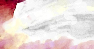 Soyut suluboya sanat eserleri. Fırça boyalı dijital resim. Renkli yaratıcı suluboya çizimi.