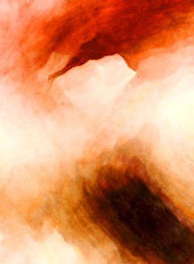 Soyut suluboya sanat eserleri. Fırça boyalı dijital resim. Renkli yaratıcı suluboya çizimi.