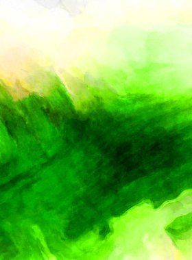 Soyut suluboya sanat eserleri. Fırça boyalı dijital resim. Renkli yaratıcı suluboya çizimi.