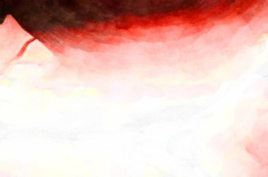 Soyut suluboya sanat eserleri. Fırça boyalı dijital resim. Renkli yaratıcı suluboya çizimi.