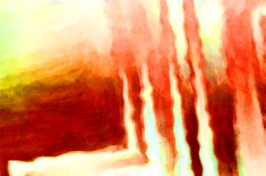 Soyut suluboya sanat eserleri. Fırça boyalı dijital resim. Renkli yaratıcı suluboya çizimi.