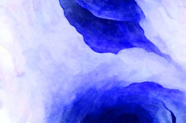 Soyut suluboya sanat eserleri. Fırça boyalı dijital resim. Renkli yaratıcı suluboya çizimi.