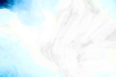 Soyut suluboya sanat eserleri. Fırça boyalı dijital resim. Renkli yaratıcı suluboya çizimi.