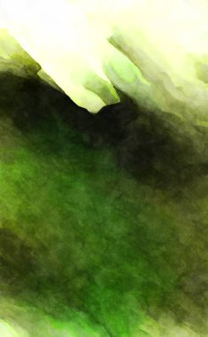 Soyut suluboya sanat eserleri. Fırça boyalı dijital resim. Renkli yaratıcı suluboya çizimi.