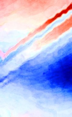 Soyut suluboya sanat eserleri. Fırça boyalı dijital resim. Renkli yaratıcı suluboya çizimi.