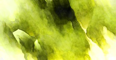 Soyut suluboya sanat eserleri. Fırça boyalı dijital resim. Renkli yaratıcı suluboya çizimi.