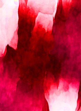 Soyut suluboya sanat eserleri. Fırça boyalı dijital resim. Renkli yaratıcı suluboya çizimi.