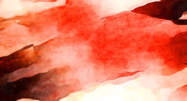 Soyut suluboya sanat eserleri. Fırça boyalı dijital resim. Renkli yaratıcı suluboya çizimi.