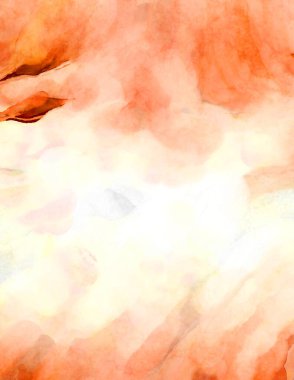 Soyut suluboya sanat eserleri. Fırça boyalı dijital resim. Renkli yaratıcı suluboya çizimi.