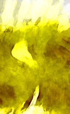 Soyut suluboya sanat eserleri. Fırça boyalı dijital resim. Renkli yaratıcı suluboya çizimi.