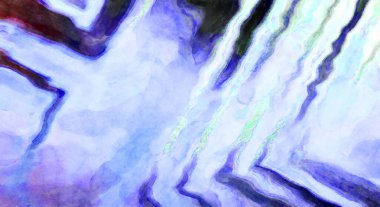 Soyut suluboya sanat eserleri. Fırça boyalı dijital resim. Renkli yaratıcı suluboya çizimi.