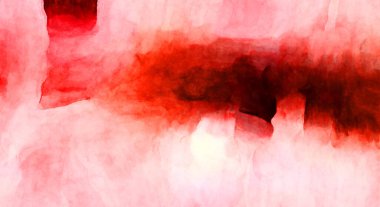 Soyut suluboya sanat eserleri. Fırça boyalı dijital resim. Renkli yaratıcı suluboya çizimi.