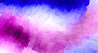 Soyut suluboya sanat eserleri. Fırça boyalı dijital resim. Renkli yaratıcı suluboya çizimi.