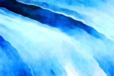 Soyut suluboya sanat eserleri. Fırça boyalı dijital resim. Renkli yaratıcı suluboya çizimi.