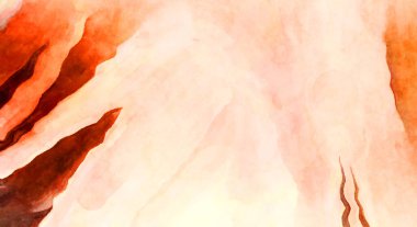 Soyut suluboya sanat eserleri. Fırça boyalı dijital resim. Renkli yaratıcı suluboya çizimi.