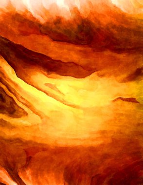 Soyut suluboya sanat eserleri. Fırça boyalı dijital resim. Renkli yaratıcı suluboya çizimi.