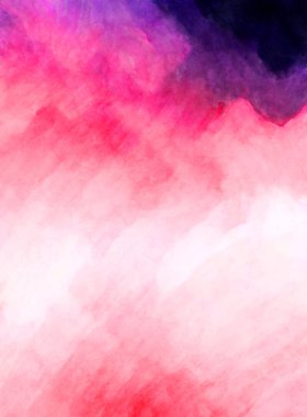 Soyut suluboya sanat eserleri. Fırça boyalı dijital resim. Renkli yaratıcı suluboya çizimi.