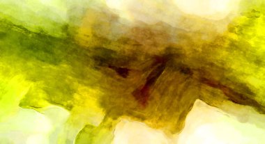 Soyut suluboya sanat eserleri. Fırça boyalı dijital resim. Renkli yaratıcı suluboya çizimi.