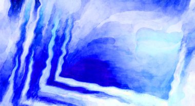 Soyut suluboya sanat eserleri. Fırça boyalı dijital resim. Renkli yaratıcı suluboya çizimi.