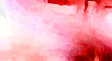 Soyut suluboya sanat eserleri. Fırça boyalı dijital resim. Renkli yaratıcı suluboya çizimi.