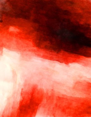 Soyut suluboya sanat eserleri. Fırça boyalı dijital resim. Renkli yaratıcı suluboya çizimi.