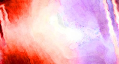 Soyut suluboya sanat eserleri. Fırça boyalı dijital resim. Renkli yaratıcı suluboya çizimi.