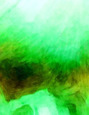 Soyut suluboya sanat eserleri. Fırça boyalı dijital resim. Renkli yaratıcı suluboya çizimi.