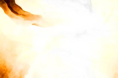 Soyut suluboya sanat eserleri. Fırça boyalı dijital resim. Renkli yaratıcı suluboya çizimi.