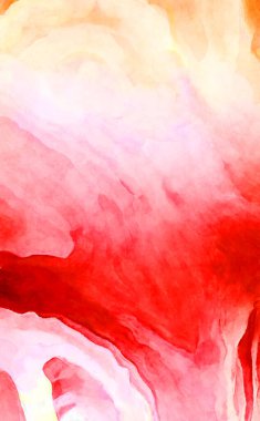 Soyut suluboya sanat eserleri. Fırça boyalı dijital resim. Renkli yaratıcı suluboya çizimi.