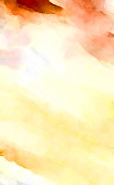 Soyut suluboya sanat eserleri. Fırça boyalı dijital resim. Renkli yaratıcı suluboya çizimi.