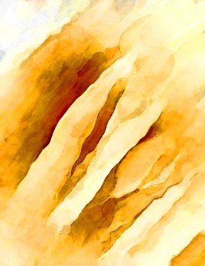 Soyut suluboya sanat eserleri. Fırça boyalı dijital resim. Renkli yaratıcı suluboya çizimi.