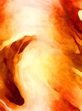 Soyut suluboya sanat eserleri. Fırça boyalı dijital resim. Renkli yaratıcı suluboya çizimi.