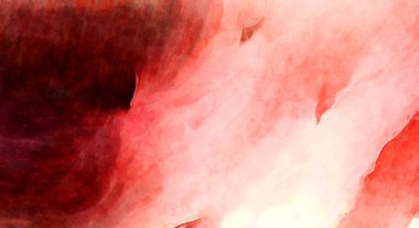 Soyut suluboya sanat eserleri. Fırça boyalı dijital resim. Renkli yaratıcı suluboya çizimi.