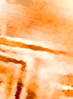 Soyut suluboya sanat eserleri. Fırça boyalı dijital resim. Renkli yaratıcı suluboya çizimi.