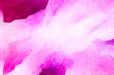 Soyut suluboya sanat eserleri. Fırça boyalı dijital resim. Renkli yaratıcı suluboya çizimi.